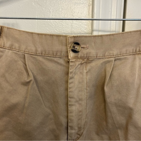 NWT BDG Blair Chino Pleated Shorts Khaki Cotton Twill Size Medium - Picture 4 of 10